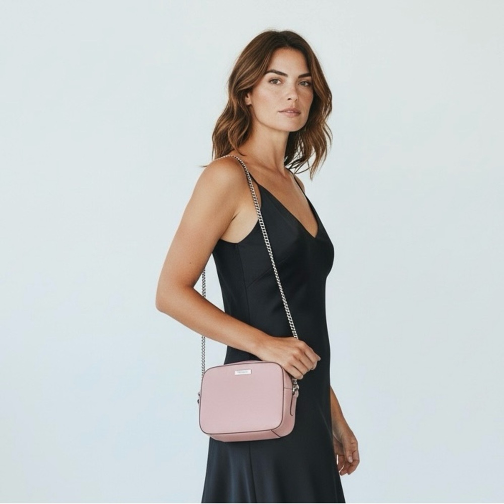 Elegant Pink Crossbody Bag